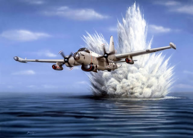 "Ruler of the Sea" - Don Feight - Lockheed P-2 Neptune Aviation Art